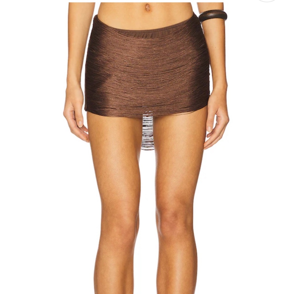 Jaded London Printed Tassel Skirt